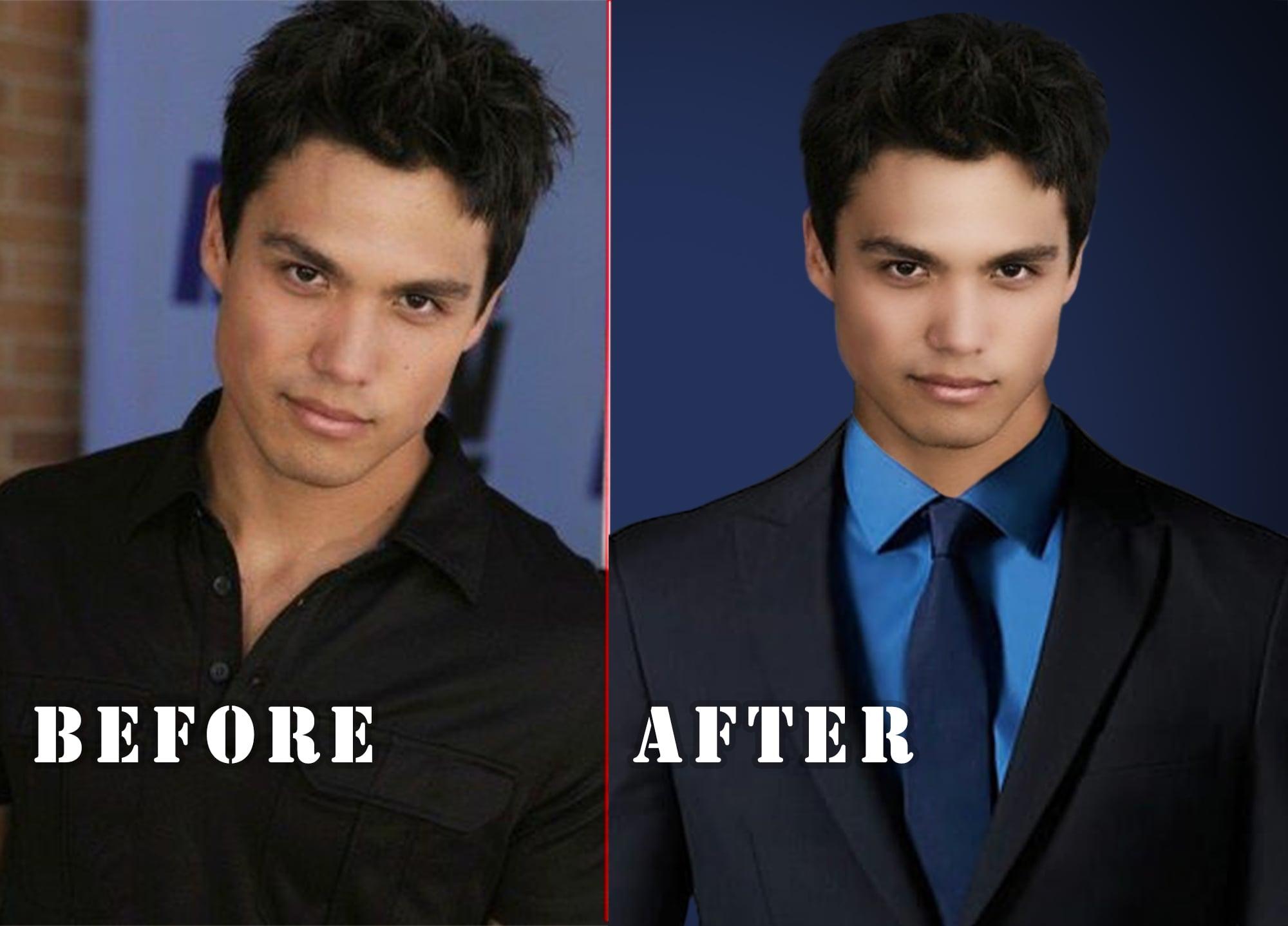 I will do headshot editing in photoshop