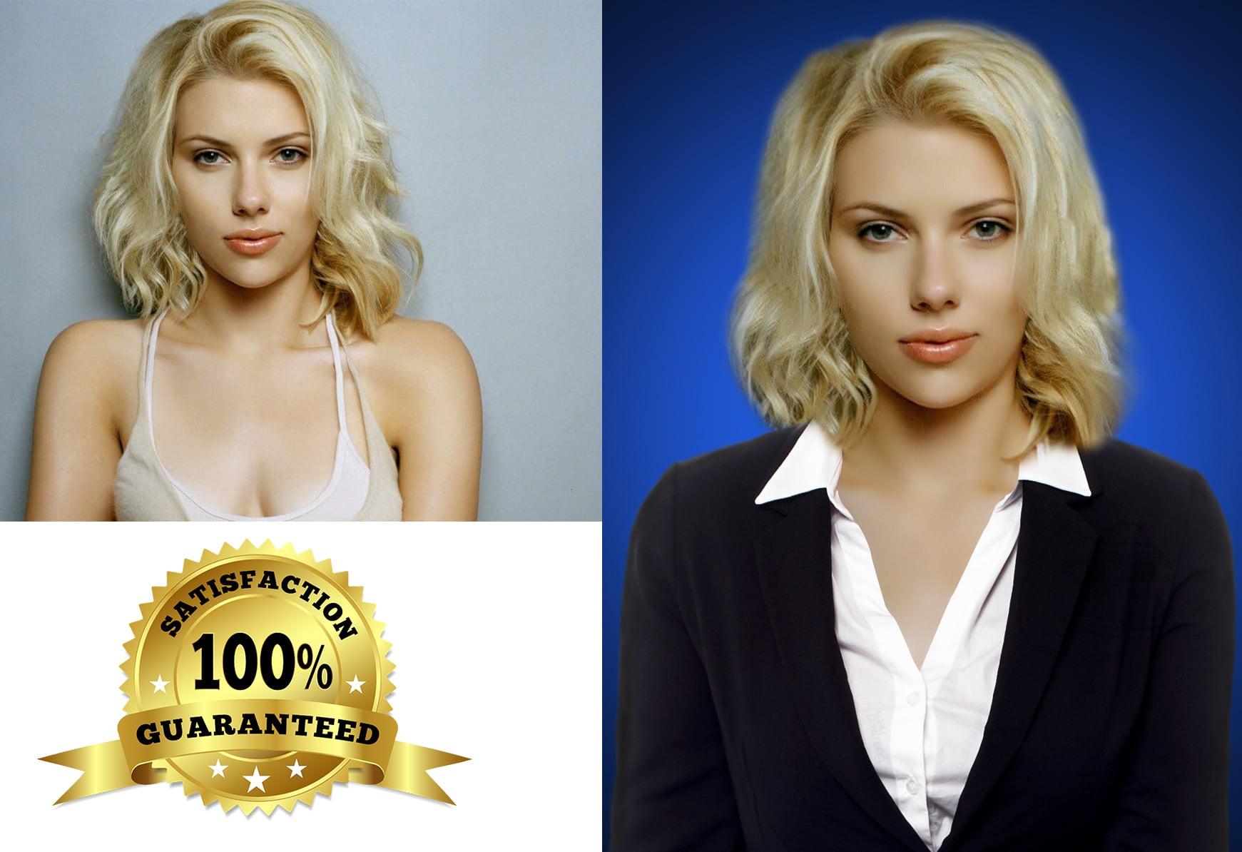 I will do headshot editing in photoshop