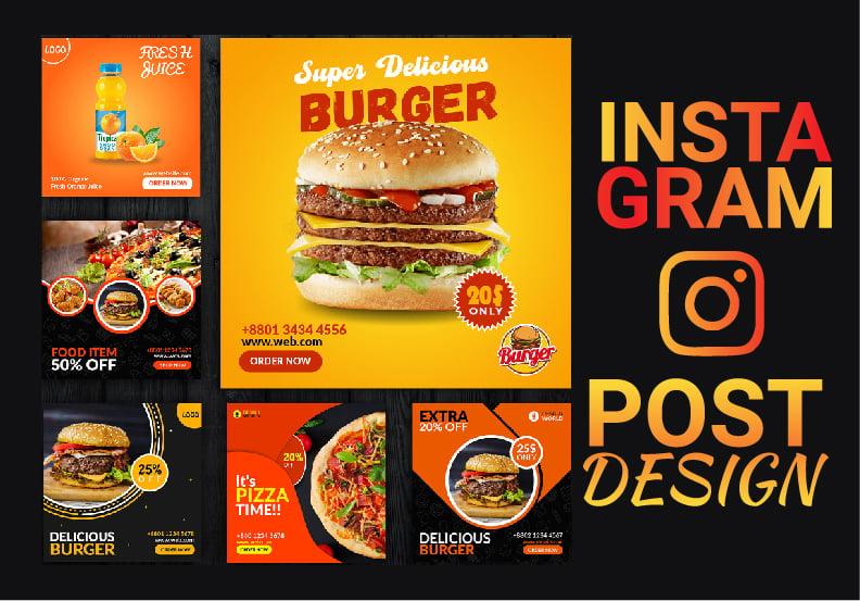 I will create premium Instagram post design