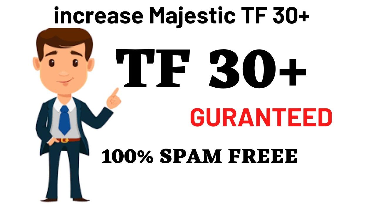 I will increase majestic trust flow ranking tf 25