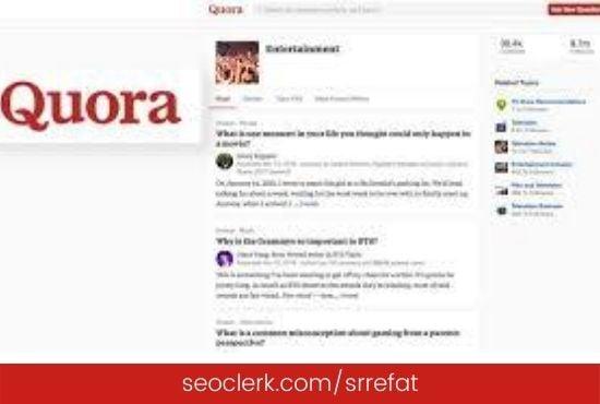 I will provide 15 High quality Quora answers in 48 hours