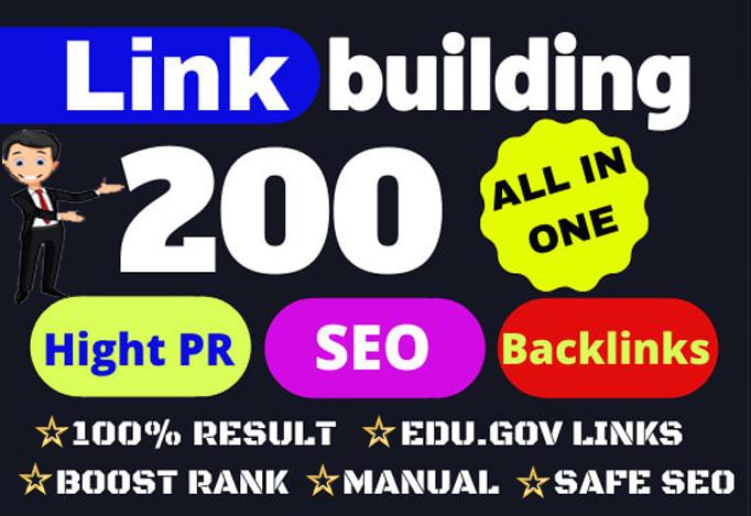 Build Up All In One 200 Manual SEO Link Building Package. Guaranteed Results Or Money Back 