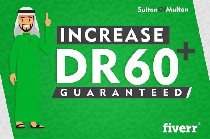 I will increase domain rating DR 50 plus ahrefs domain trust authority