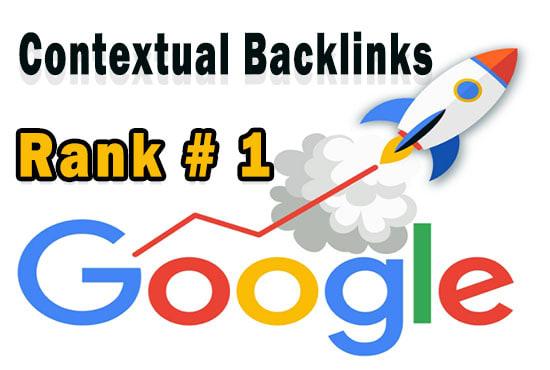 I will build Ultra SEO contextual Google backlinks 