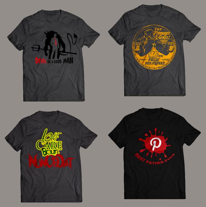 I will design eye catching t shirt design for you in 24 hours