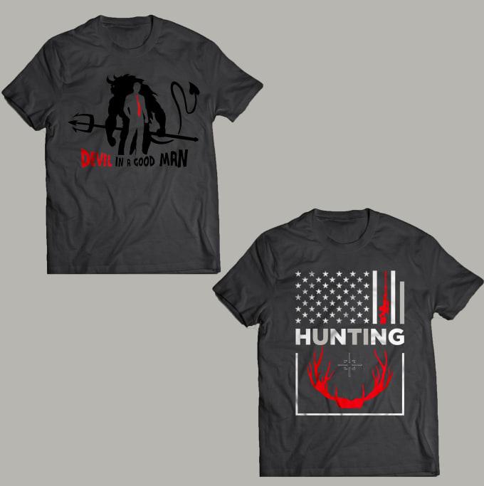 I will design eye catching t shirt design for you in 24 hours