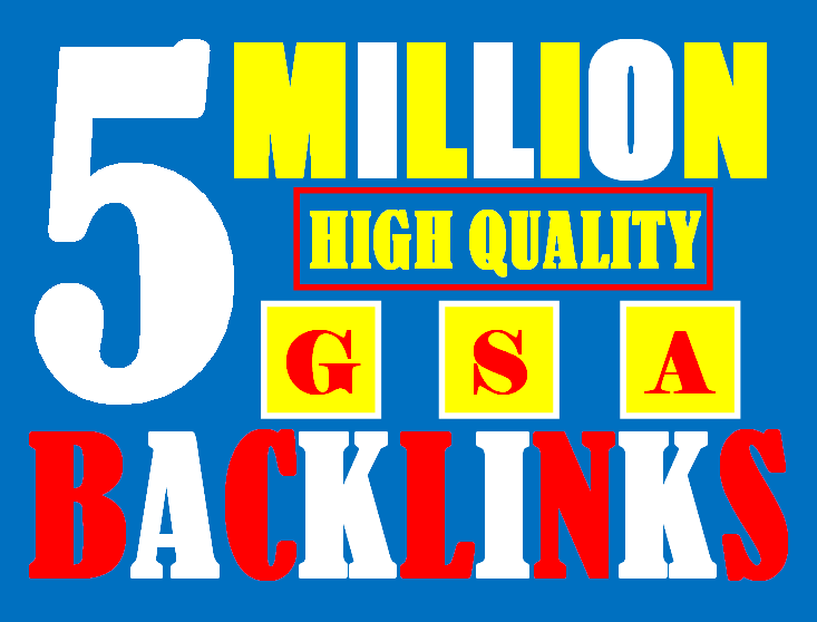 I will build 5 million gsa ser backlinks to increase ranking and index on google