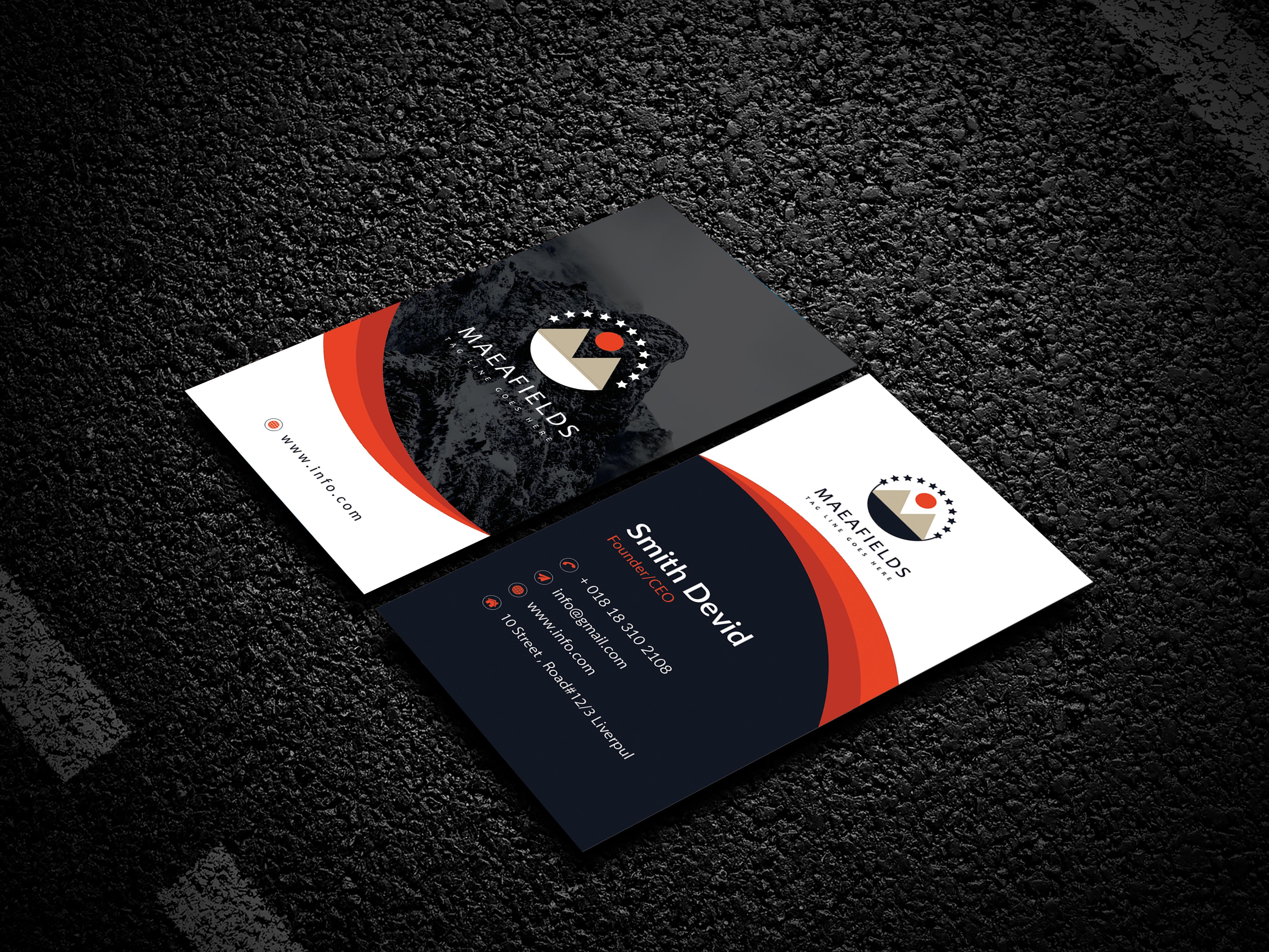 I will do professional business card design within 24 hours.