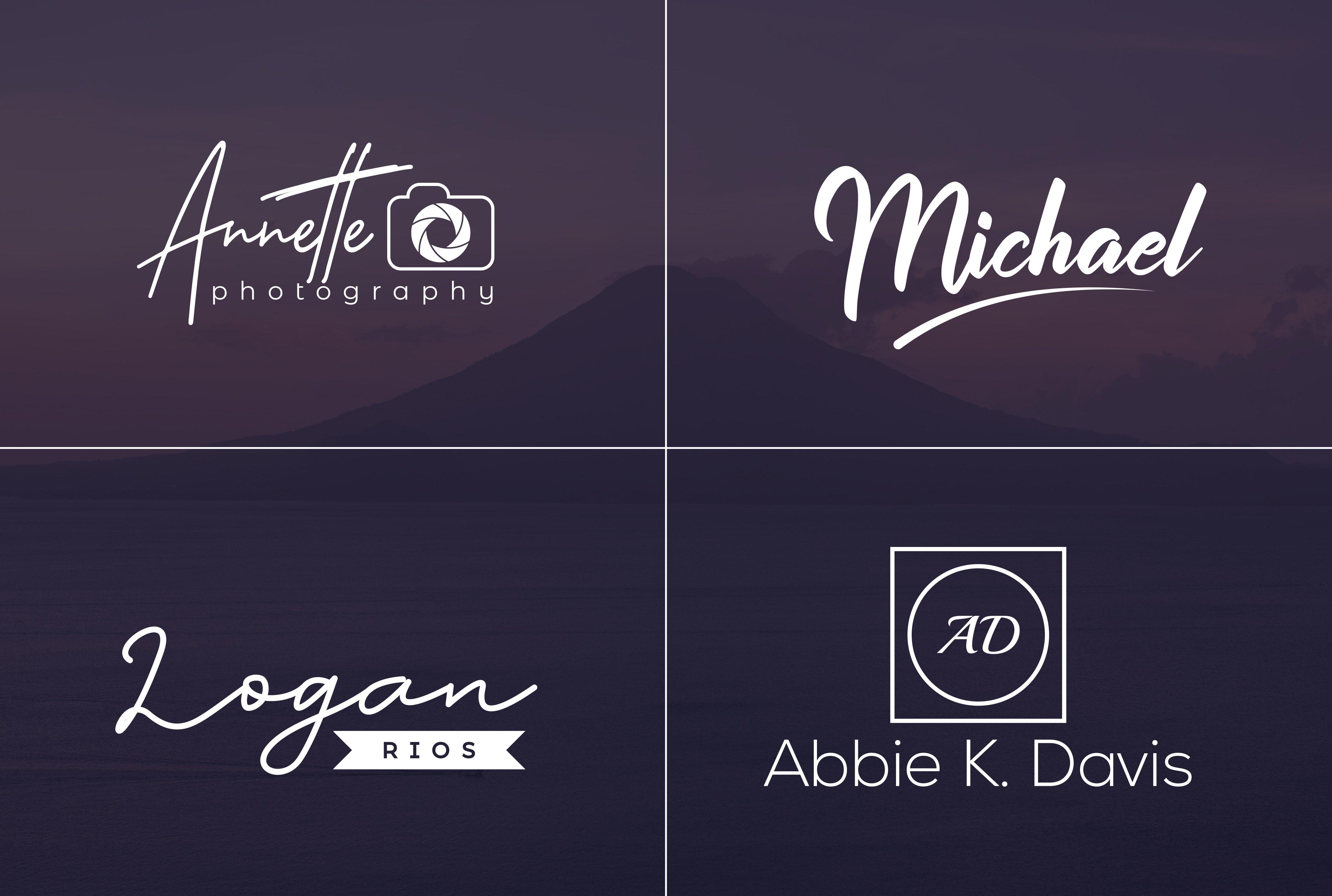 I will do clean signature logo, script logo, handwritten or text logo in 12hrs