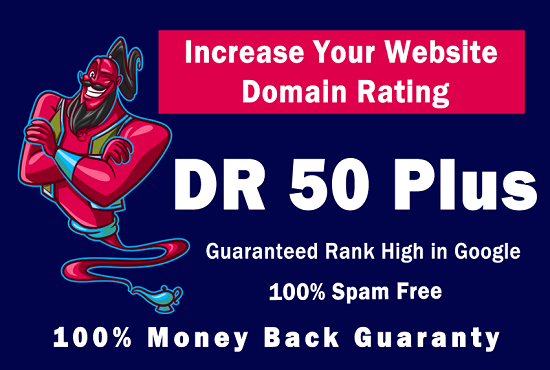 increase domain rating dr40 through dofollow backlink 