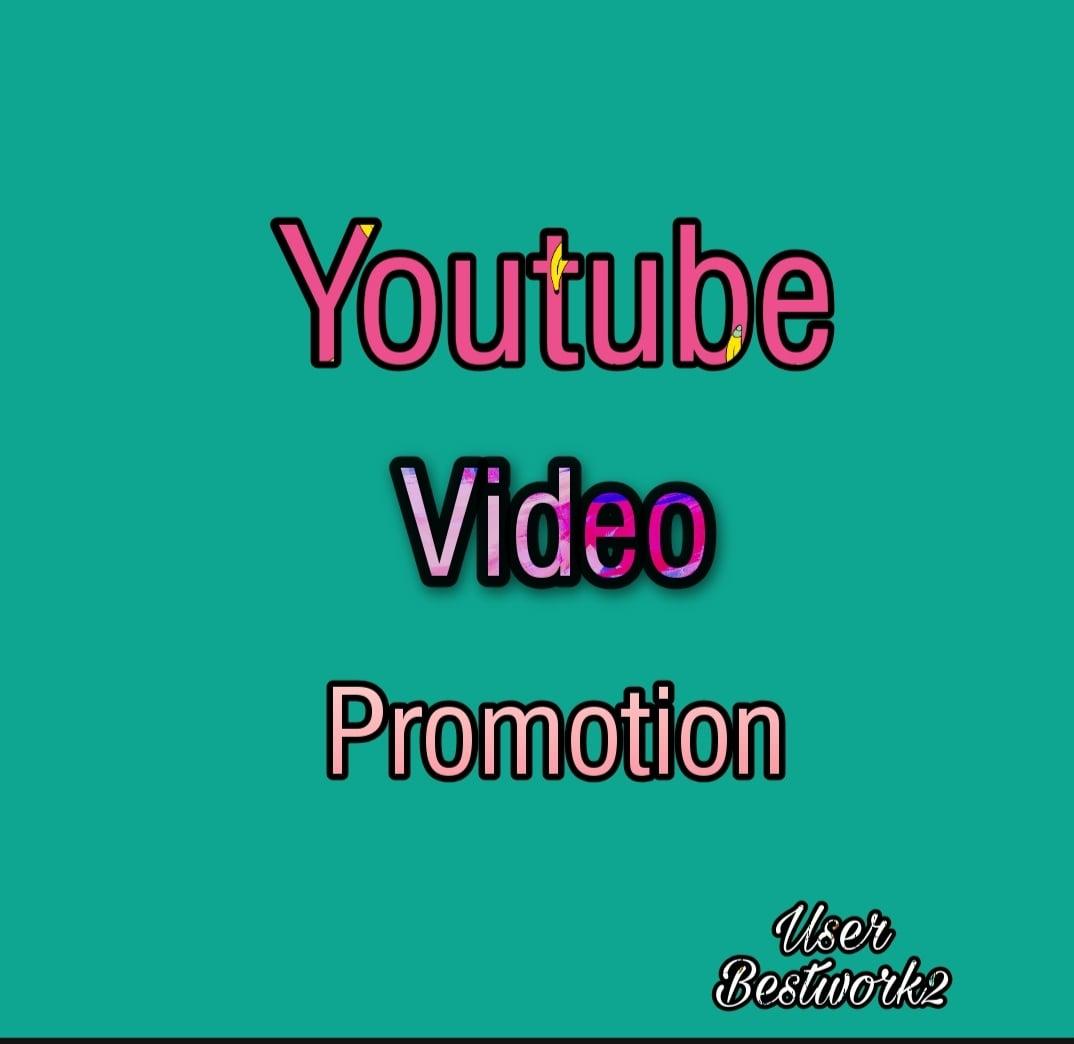I will do YouTube Chenel promotion 