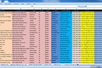  I will do data entry, web research, find business email and contacts 