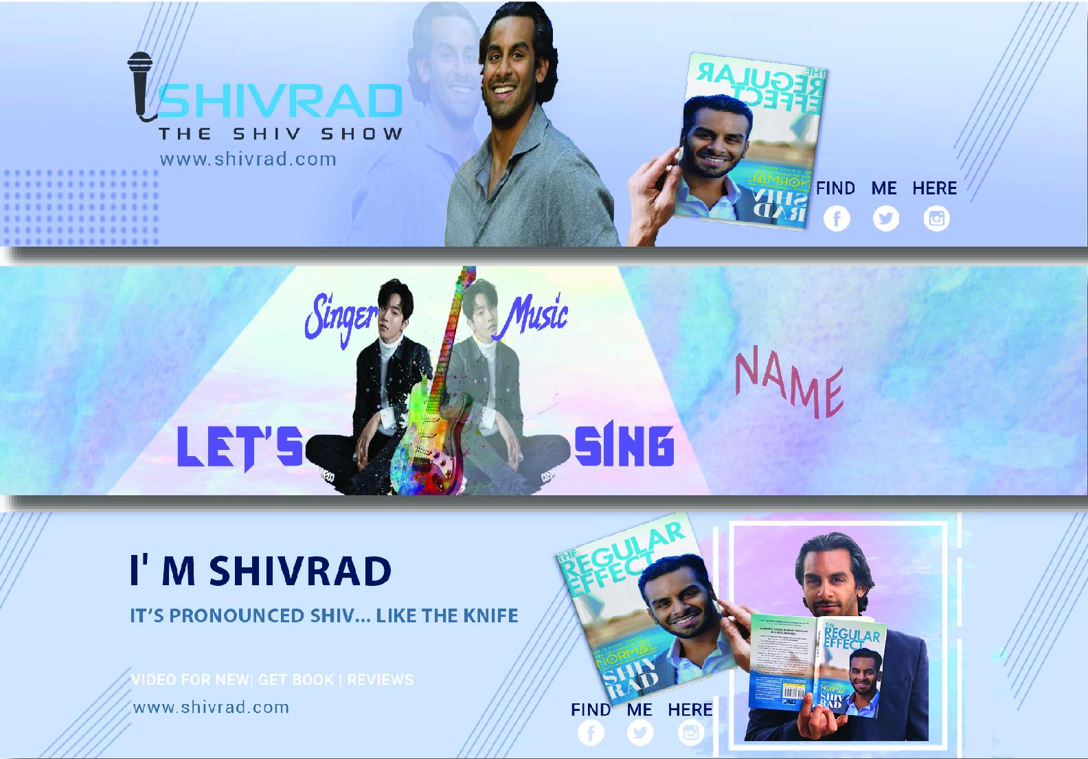 I will design professional youtube banner