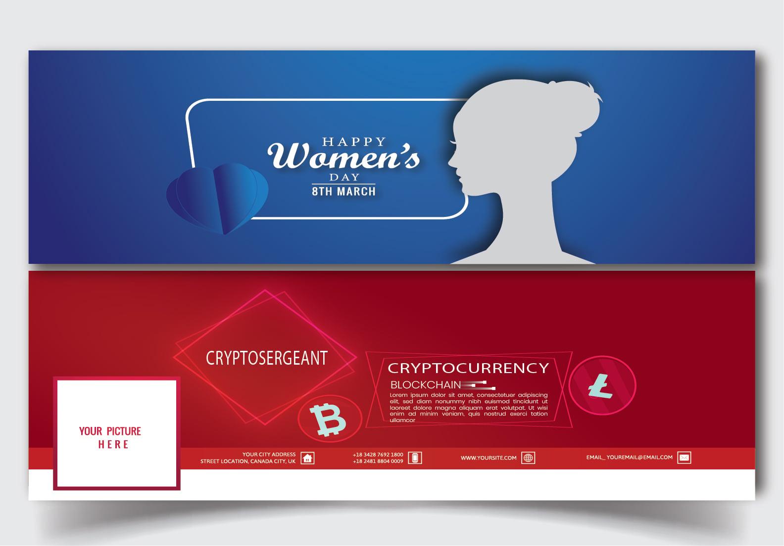 Clean and professional facebook, instagram twitter, linkedin cover photo design for you.