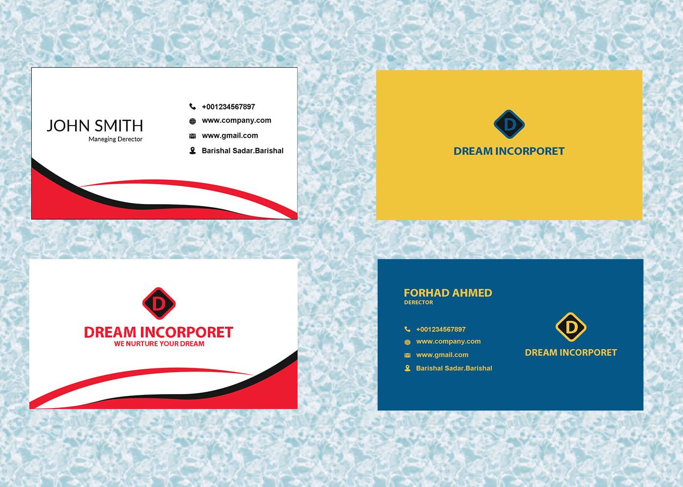 I will make creative professional business card
