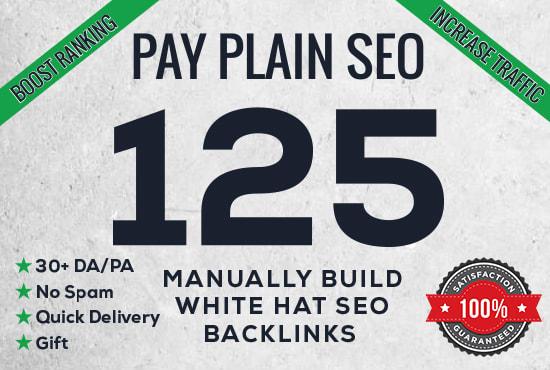 I will create 125 high da pa quality backlinks
