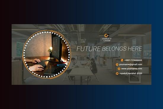 I will make professional facebook cover for you