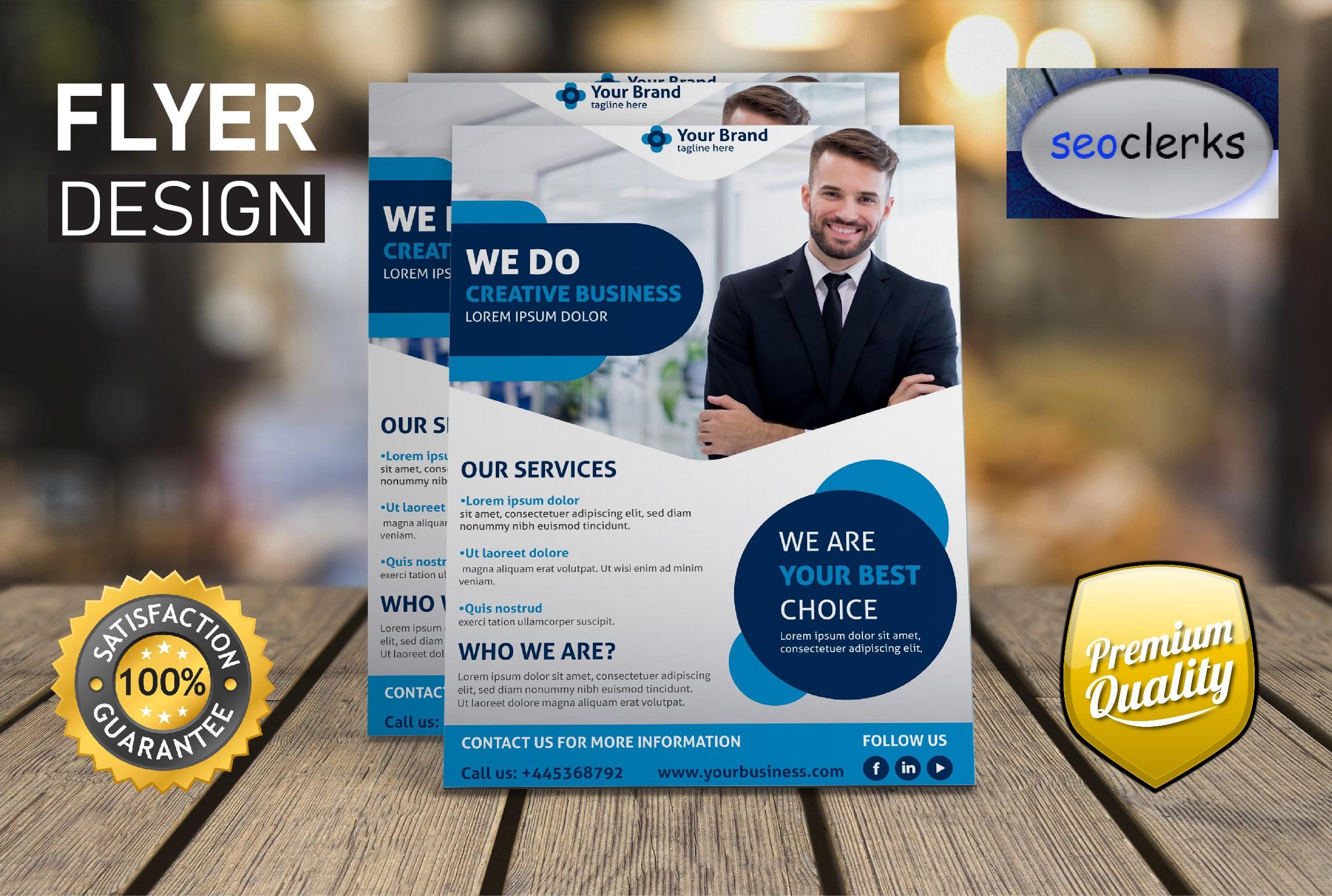  I will design flyer for your business