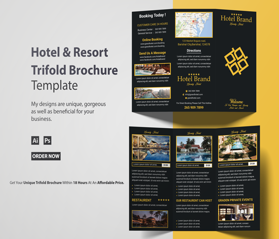 I will design trifold Brochure Post for you