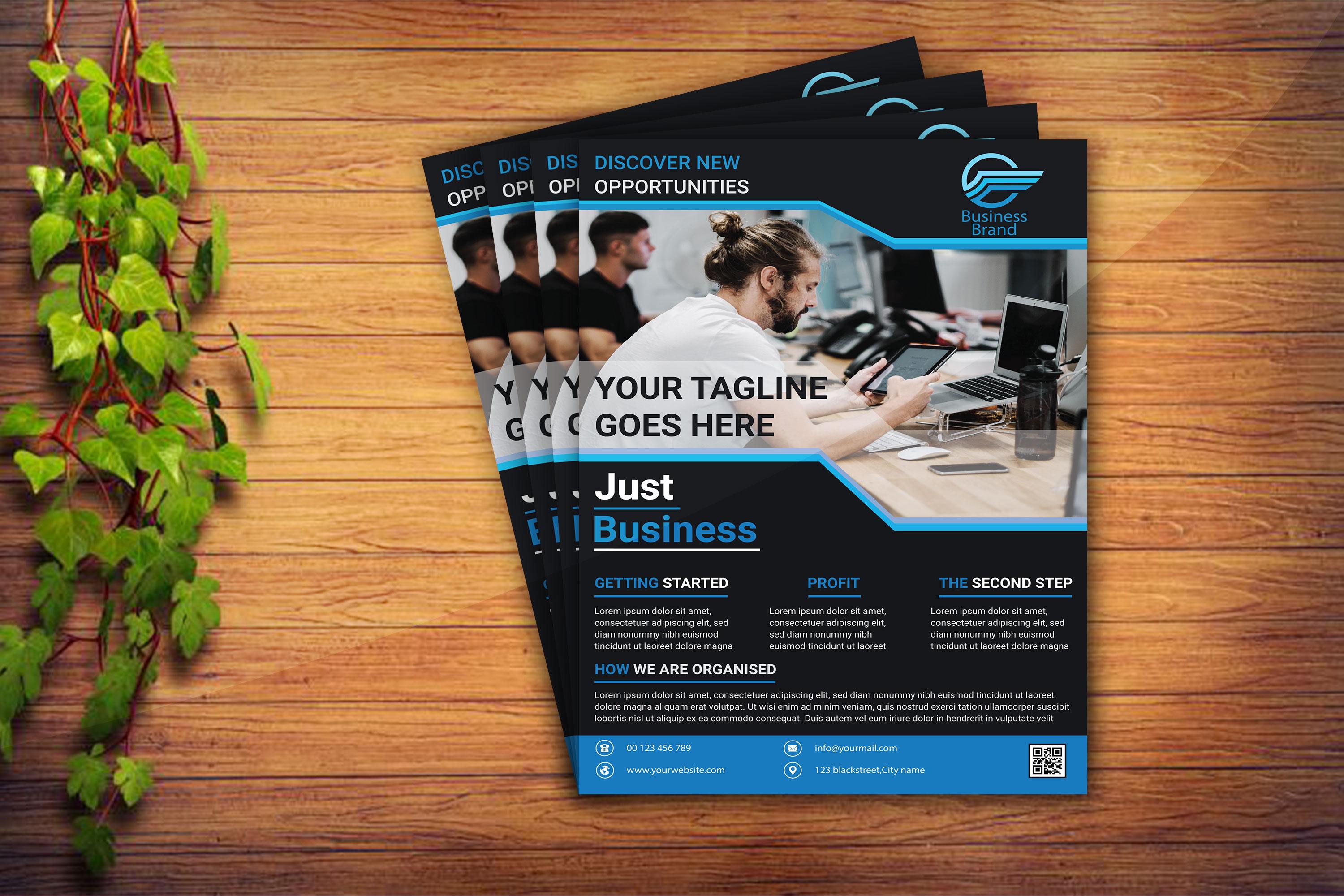 I will design modern business flyer poster for you within 19 hours
