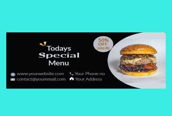 I will create attractive facebook cover