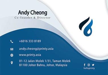 I will do Amazing Business Card design For you