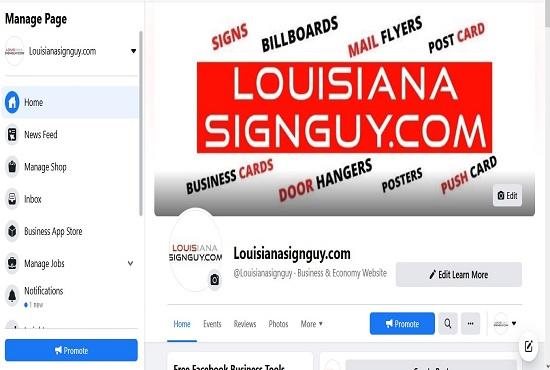 I will create and optimize impressive Facebook business page with cover image