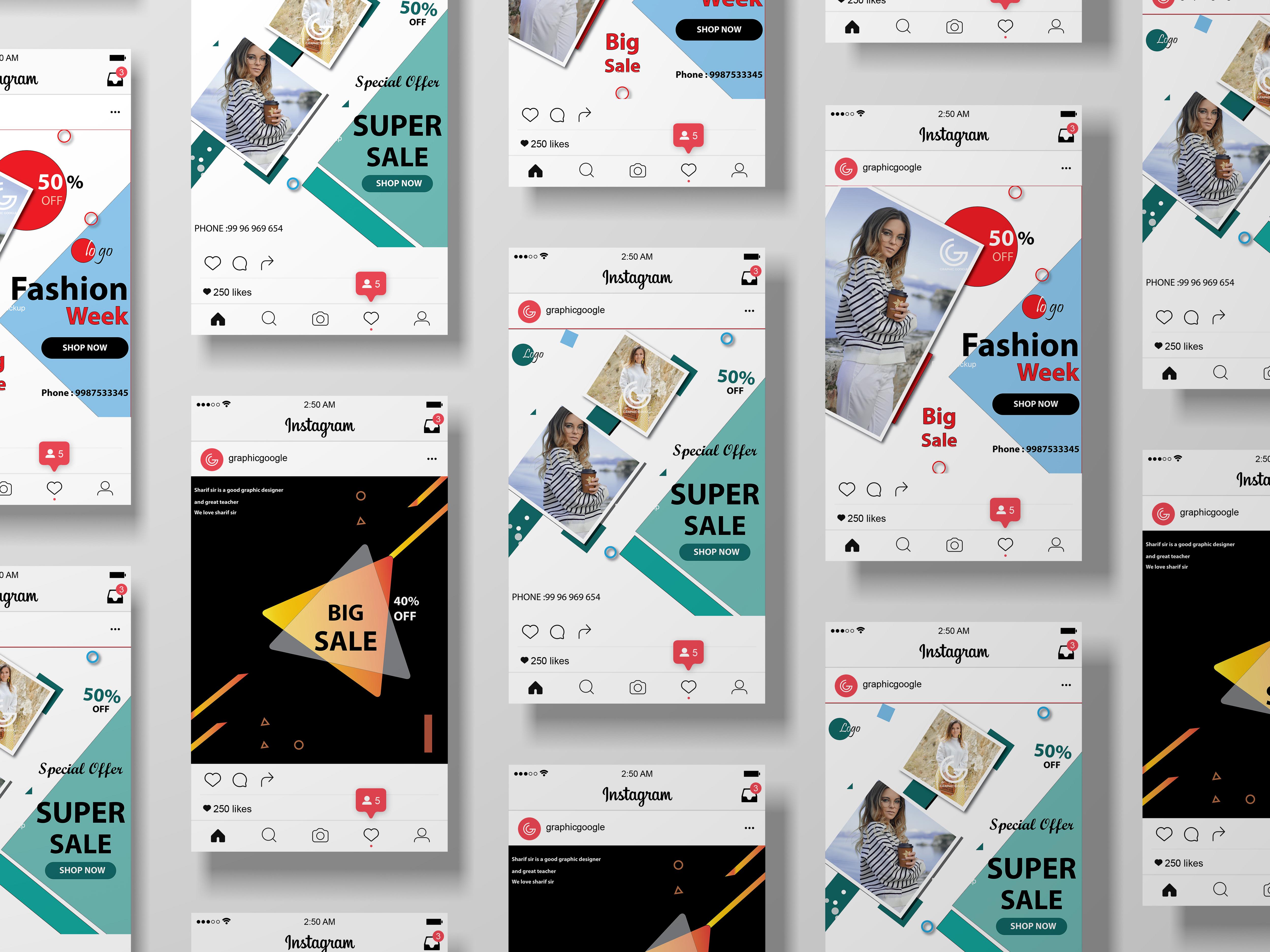 Design social media posts and thumbnails