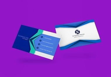 I will do a smart and professional business card design