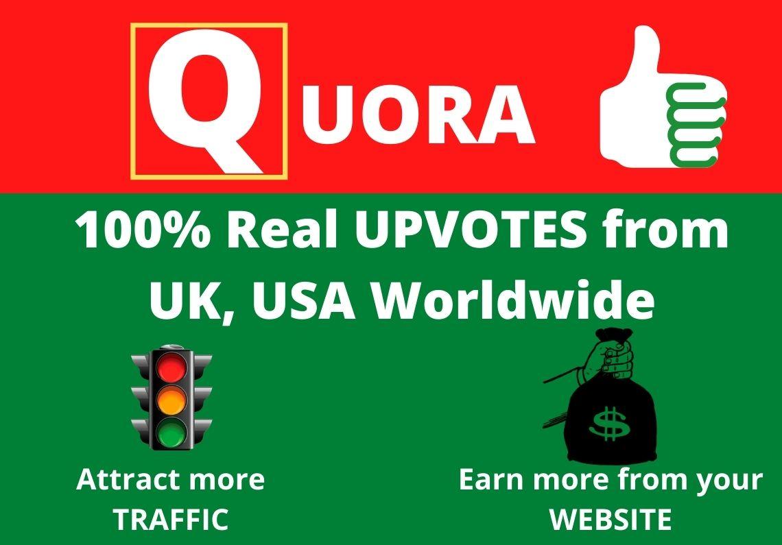 Get 200+ Quora ORGANIC UPVOTES from UK,USA Worldwide