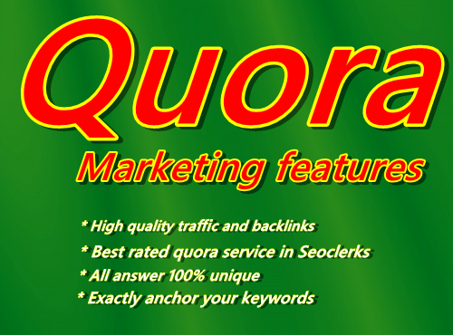 Promote your website in 15 HQ Quora answer with Traffic and Backlinks.