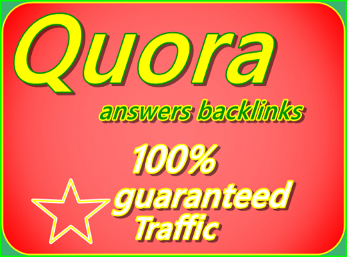 Promote your website in 15 HQ Quora answer with Traffic and Backlinks.