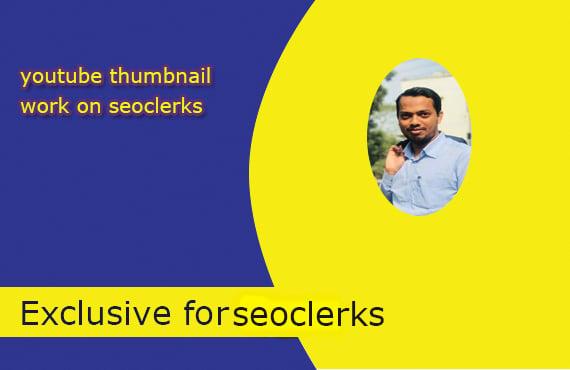 I will creat nice youtube thumbnail for you