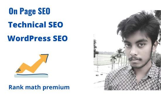 i will do white hat SEO, On page SEO & Technical SEO 