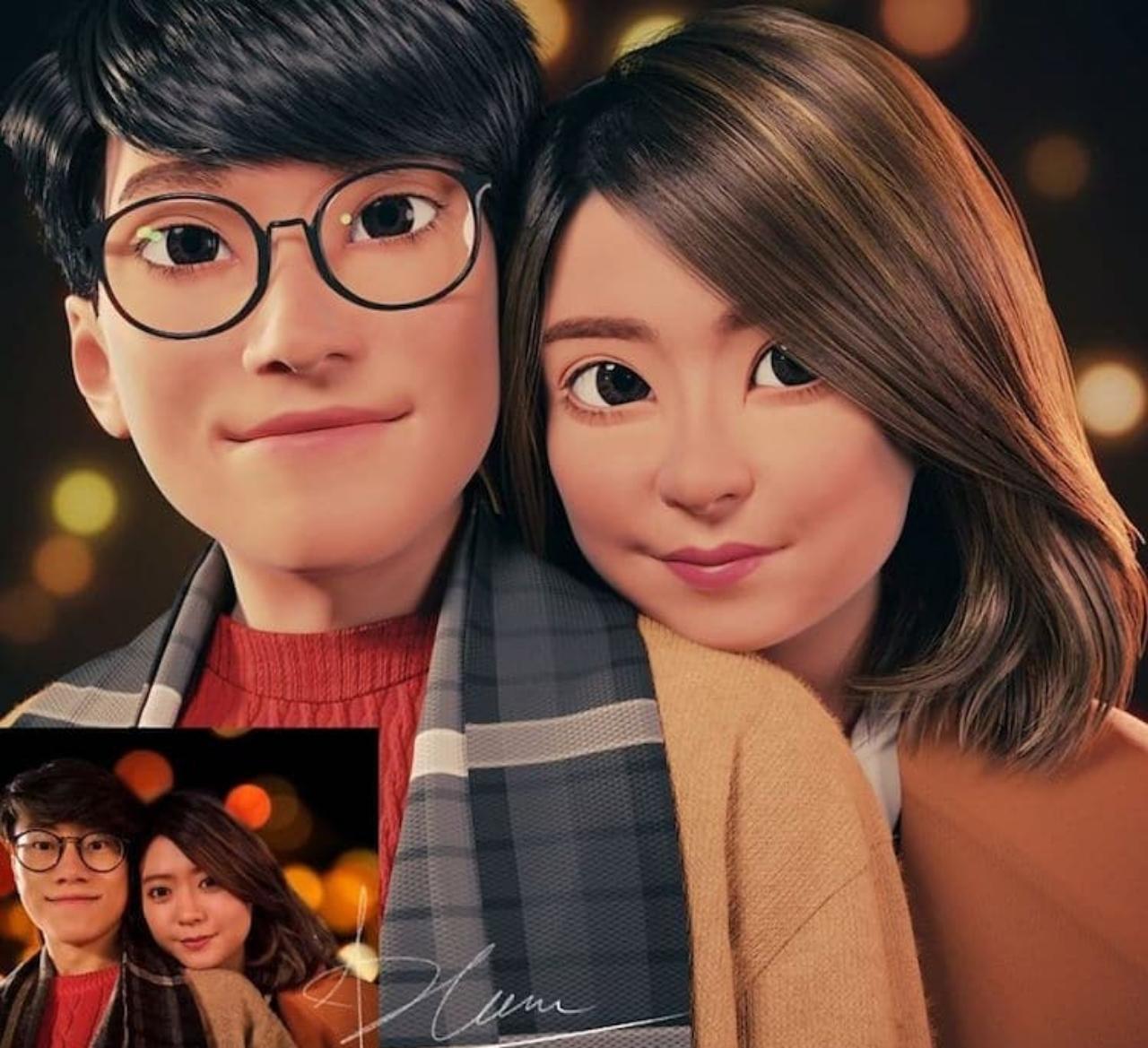 Create cartoon or caricature 3d from your photo