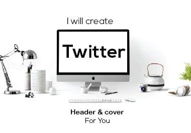 I will create Twitter Header & Cover design for you