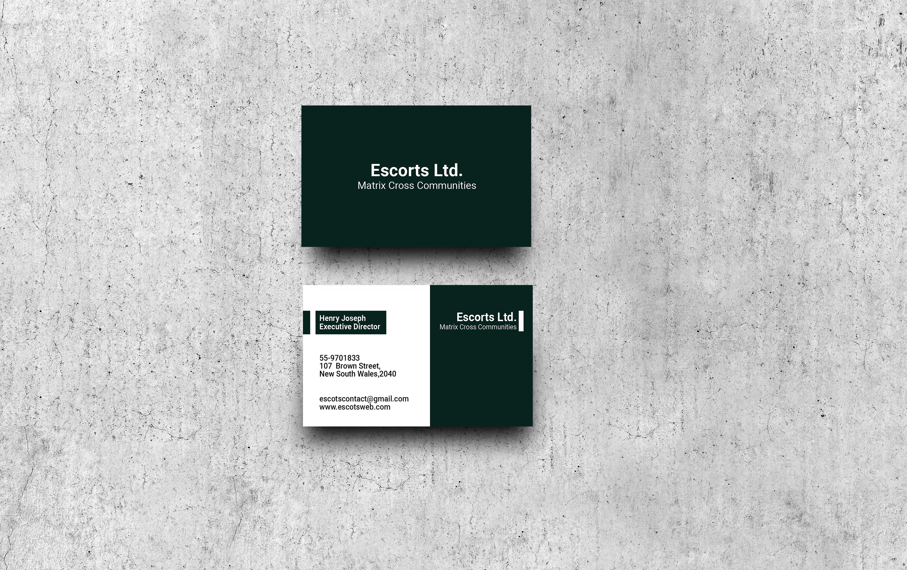 I Will Create Professional and minimalist Business Card for you