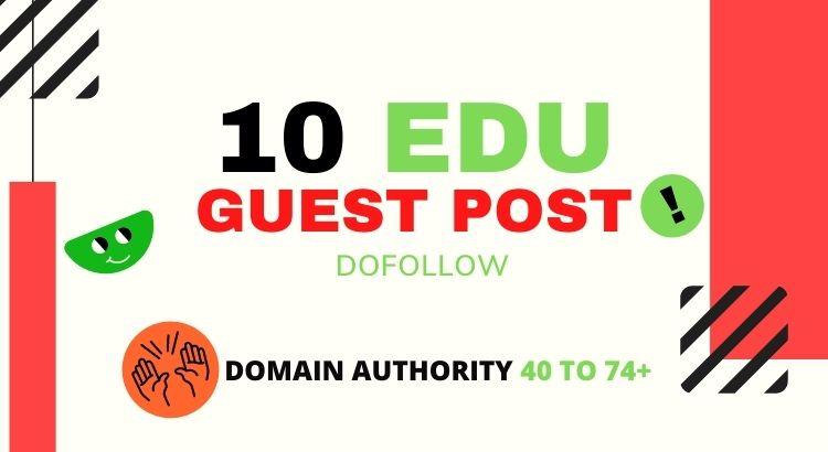 DOFOLLOW EDU GUEST POST - From High Traffic Educational Website