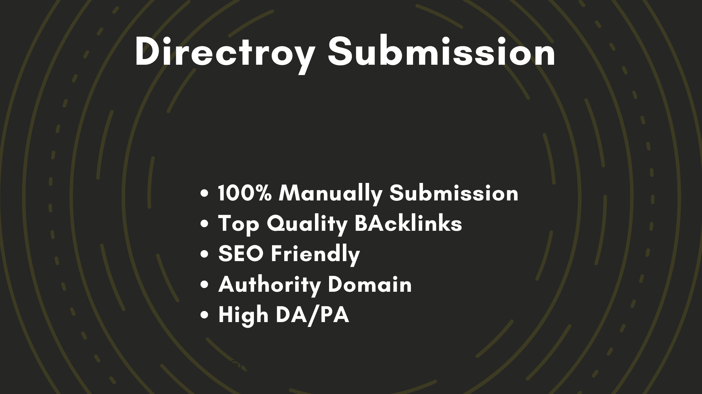  Web Directory Submission Manually 20+