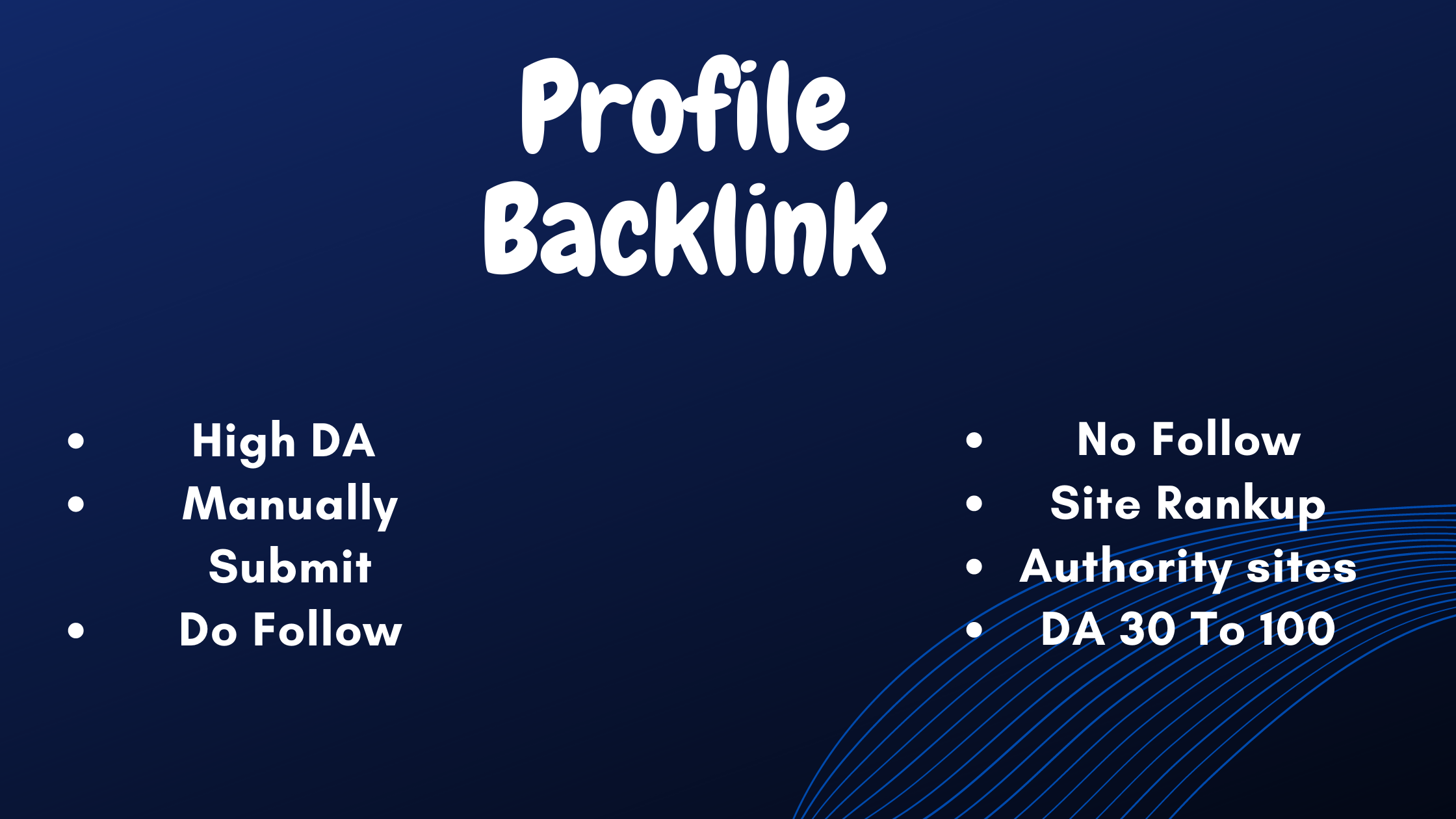 Rank On Google With Massive Authority Profile Backilnks 250+