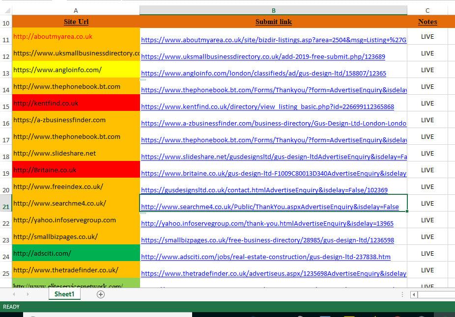 I Will Do top UK 25 Local listing Citations