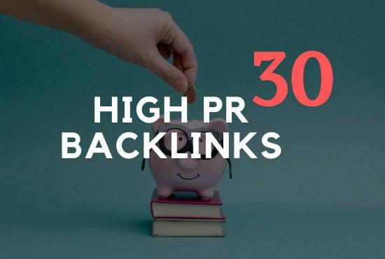 I will do manual 30 high pr backlinks or SEO link building Only Ranking1BD