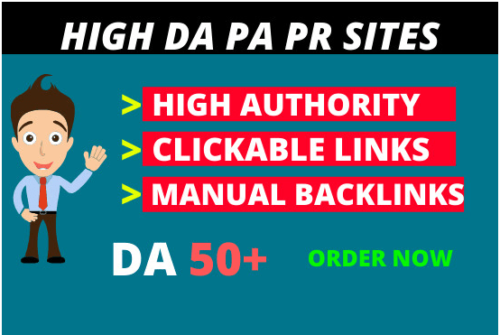 create 300 high da backlinks manually