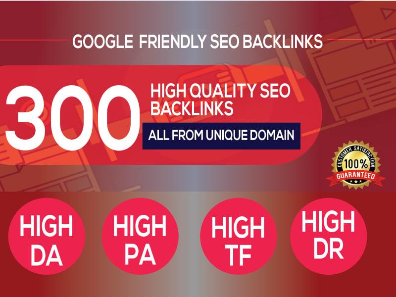 Do 300+PBN Backlink in your website hompage with HIGH DA/PA/TF/CF with unique websites