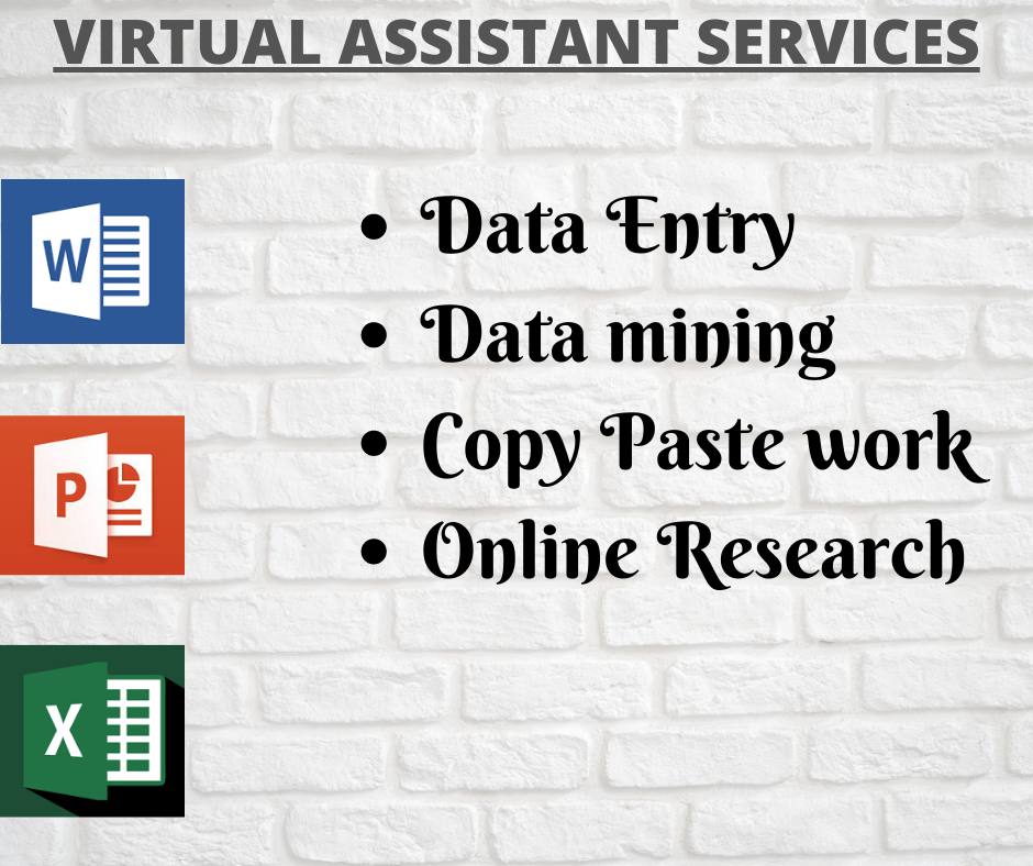 I will provide you data entry, data mining, web research, web scraping work