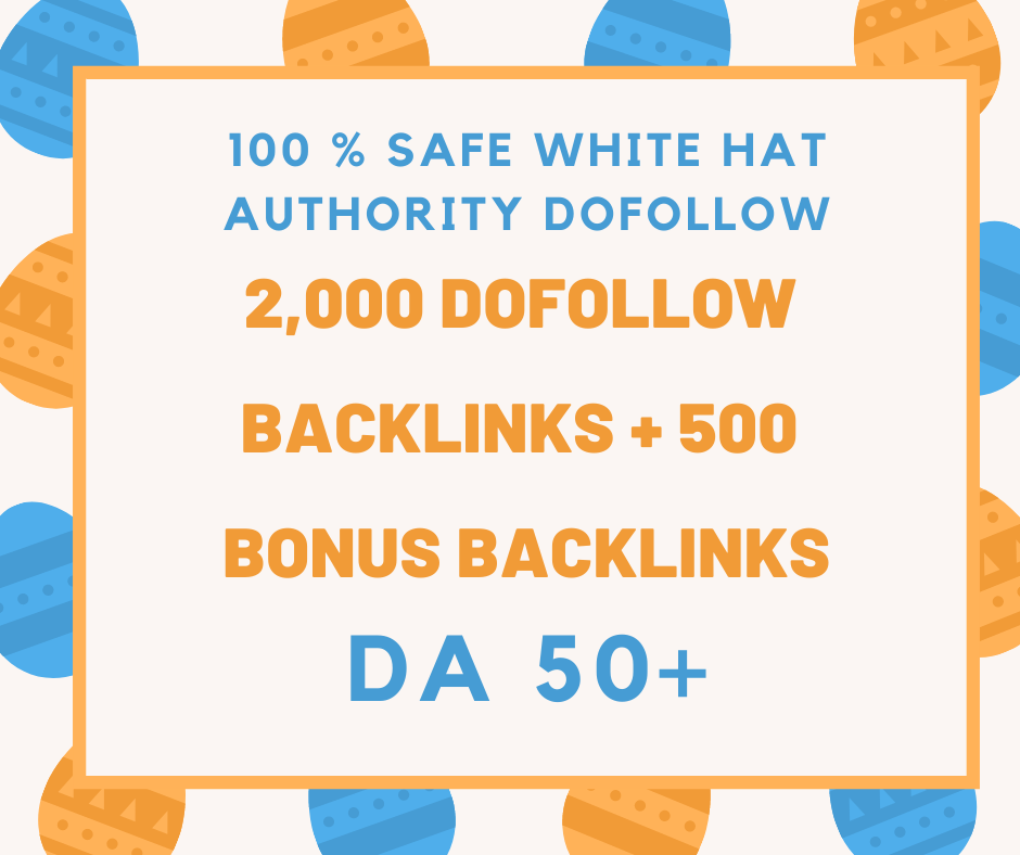  boost your rankings with 2,000 tier1 dofollow SEO backlinks