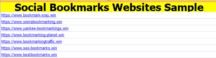 100 Dofollow Social Bookmarks - Rank First On Google 