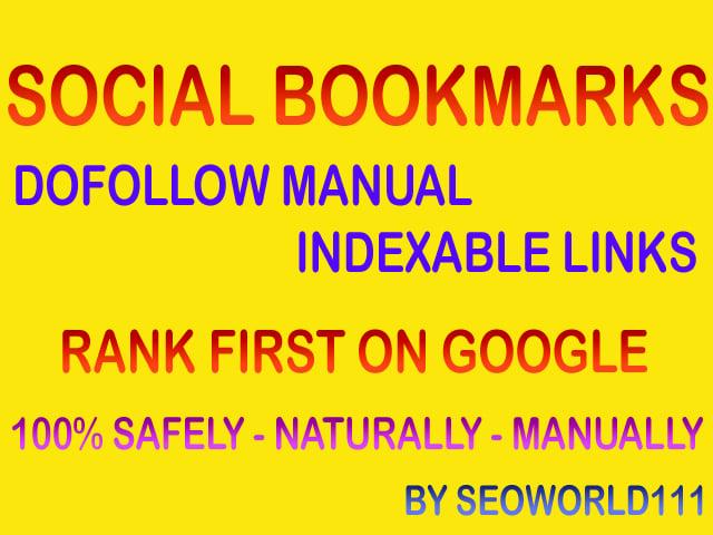 100 Dofollow Social Bookmarks - Rank First On Google 