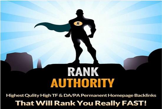 I will add Manual 30 pbn links tf 15 for top 3 rankings on google