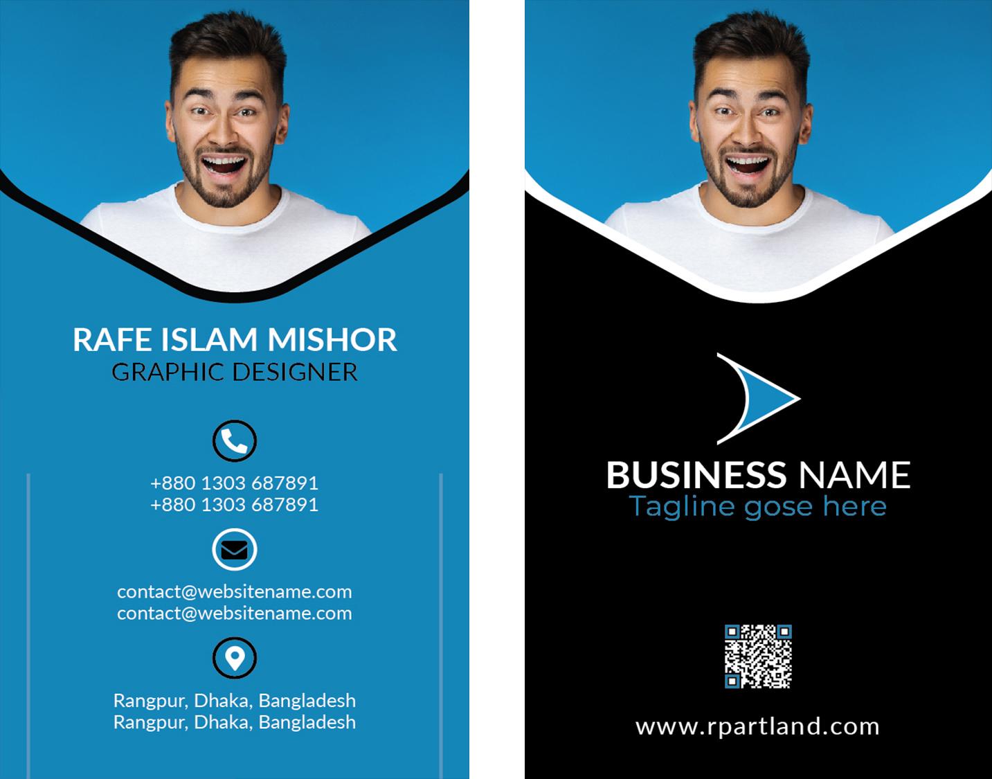 I will professional business card design
